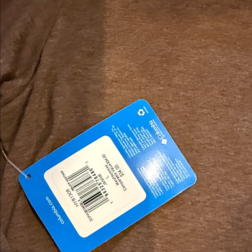 Columbia Men's Tan Long Sleeve Shirt - Picture 3 of 5